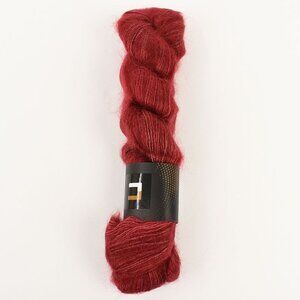 Dyed By Delz Yarn Hand-Dyed Mohair Silk Lace Weight 459 Yds/50g Color Lyra's Hat